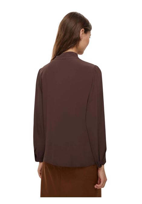 Camicia sfiancata in misto seta - TESTA DI MORO Emme Marella | ALIBI005